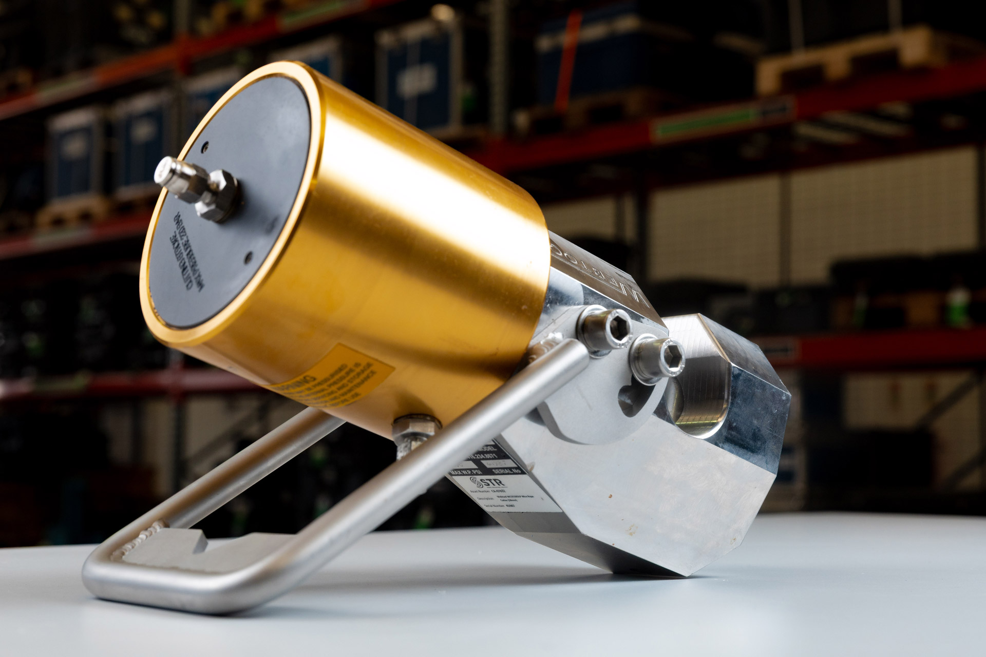 close up shot of ROV tooling equipment